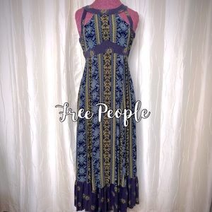 Free People Maxi dress size 4 lace up back